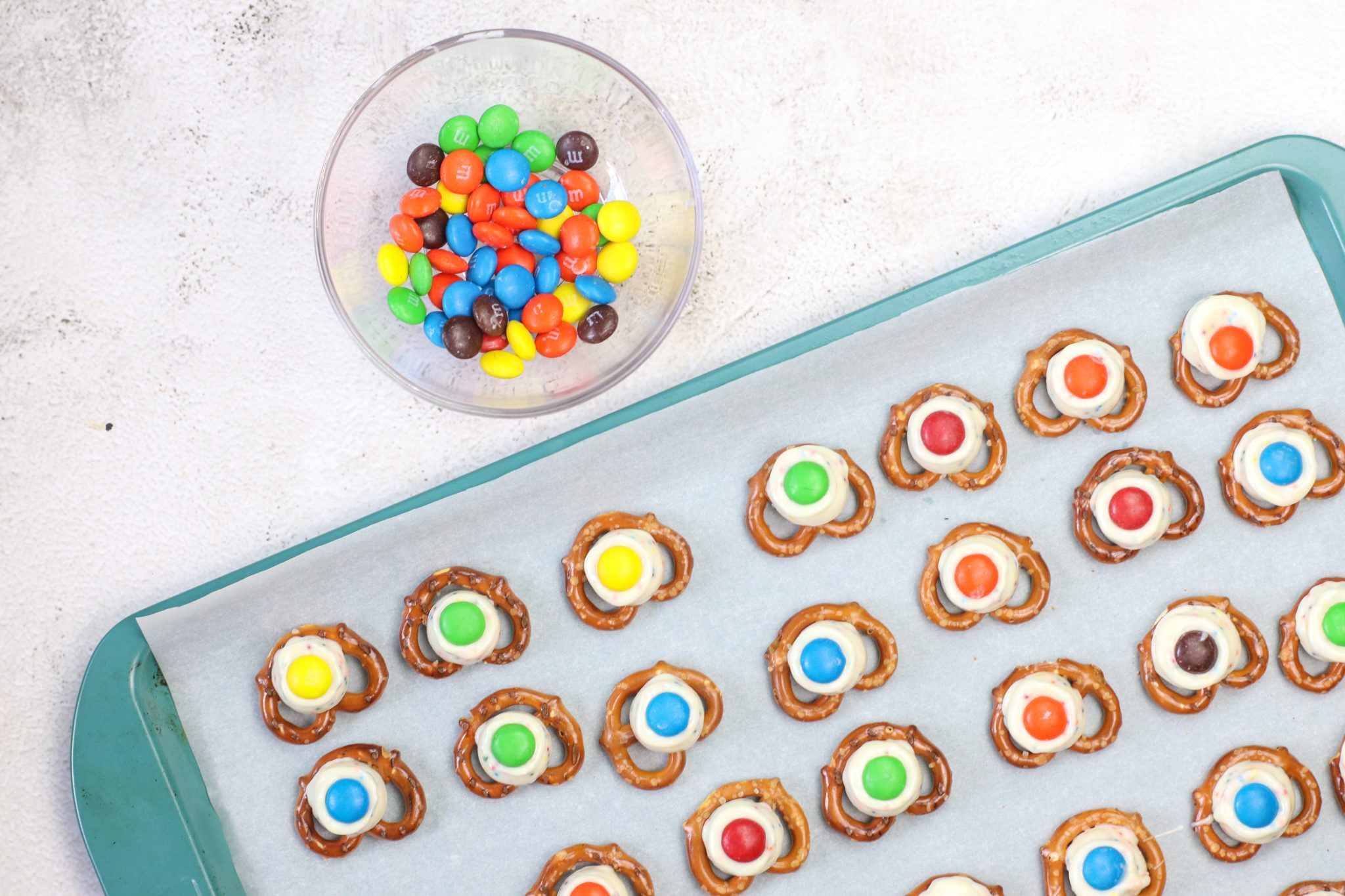 Hershey Kiss Pretzels with M&Ms Pretzel Kisses Our WabiSabi Life