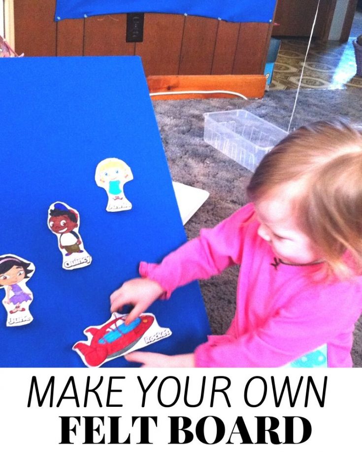 Make your own felt board DIY Craft for kids Our WabiSabi Life