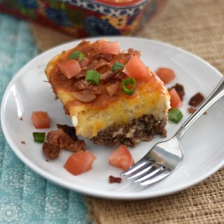 Twice Baked Potato Beef Shepherd's PIe