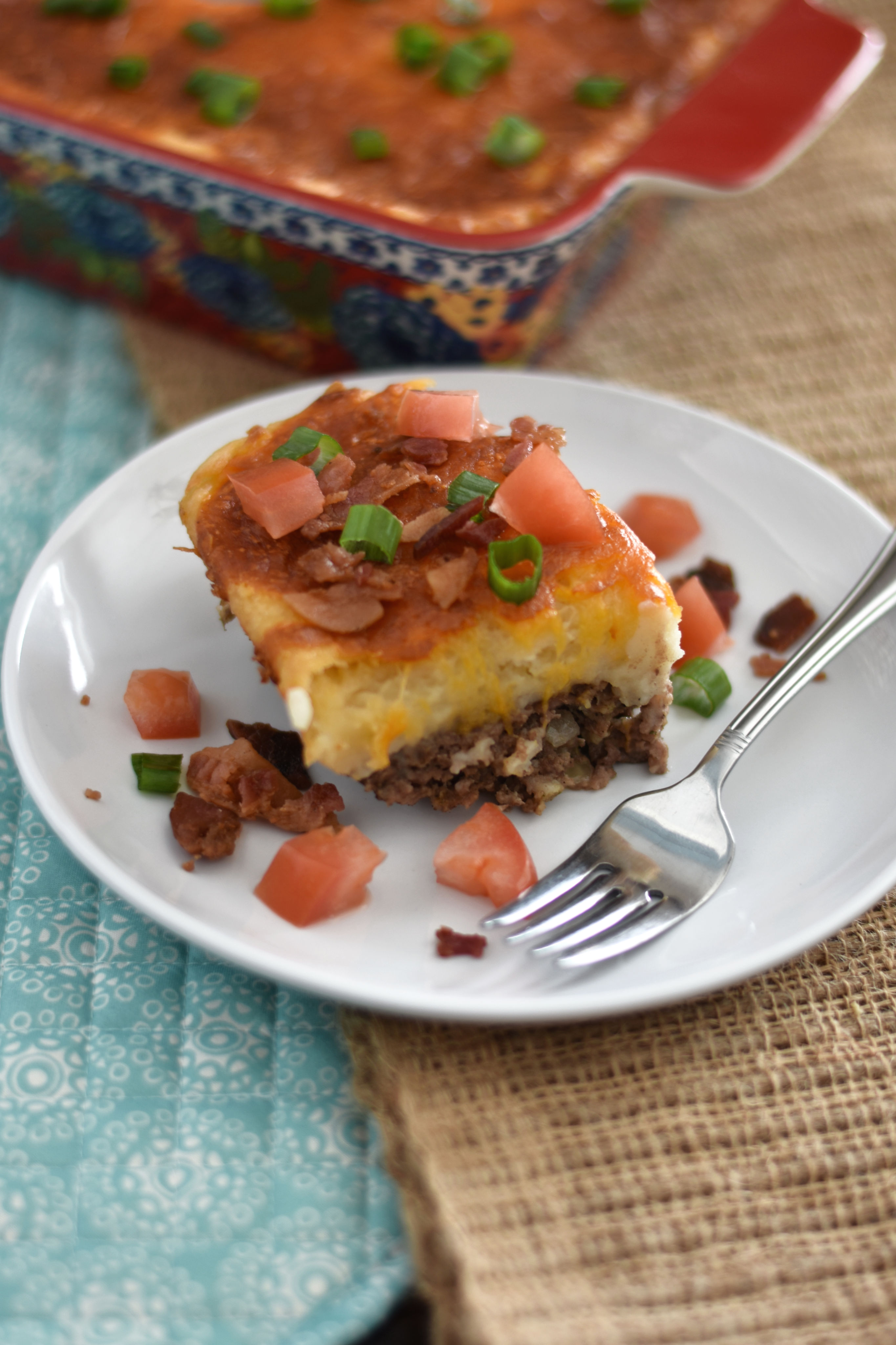 Twice Baked Potato Beef Shepherd's pie