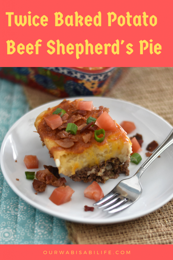 Twice Baked Potato Shepherd's Pie | Twice Baked Potato Casserole