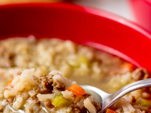 Beef and rice soup instant pot sale