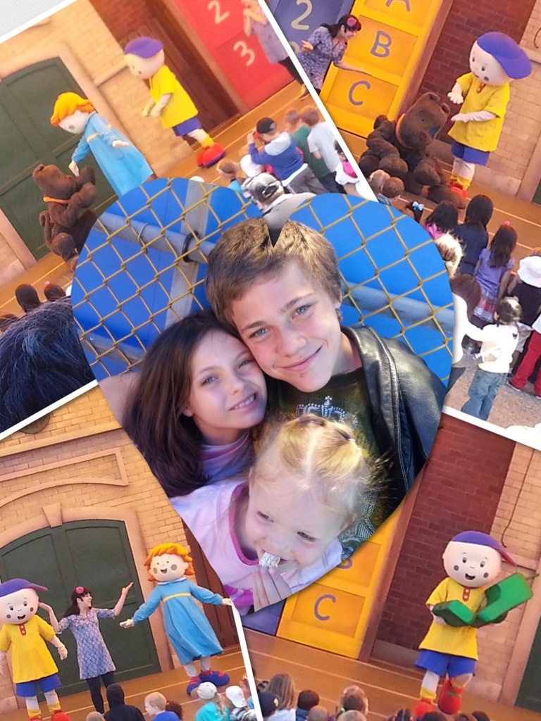 Cailou at Sesame Place