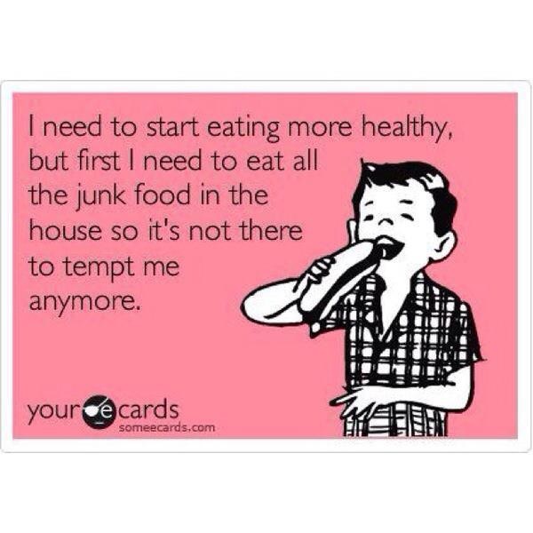 Need to Eat Healthy- Facebook Funny