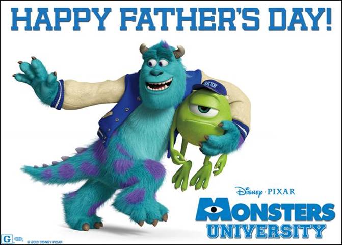 Monsters University father's Day