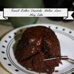 Peanut Butter Chocolate Molten Lava Mug Cake