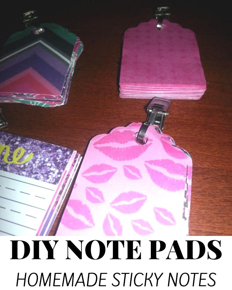 Make your own clearance sticky notes