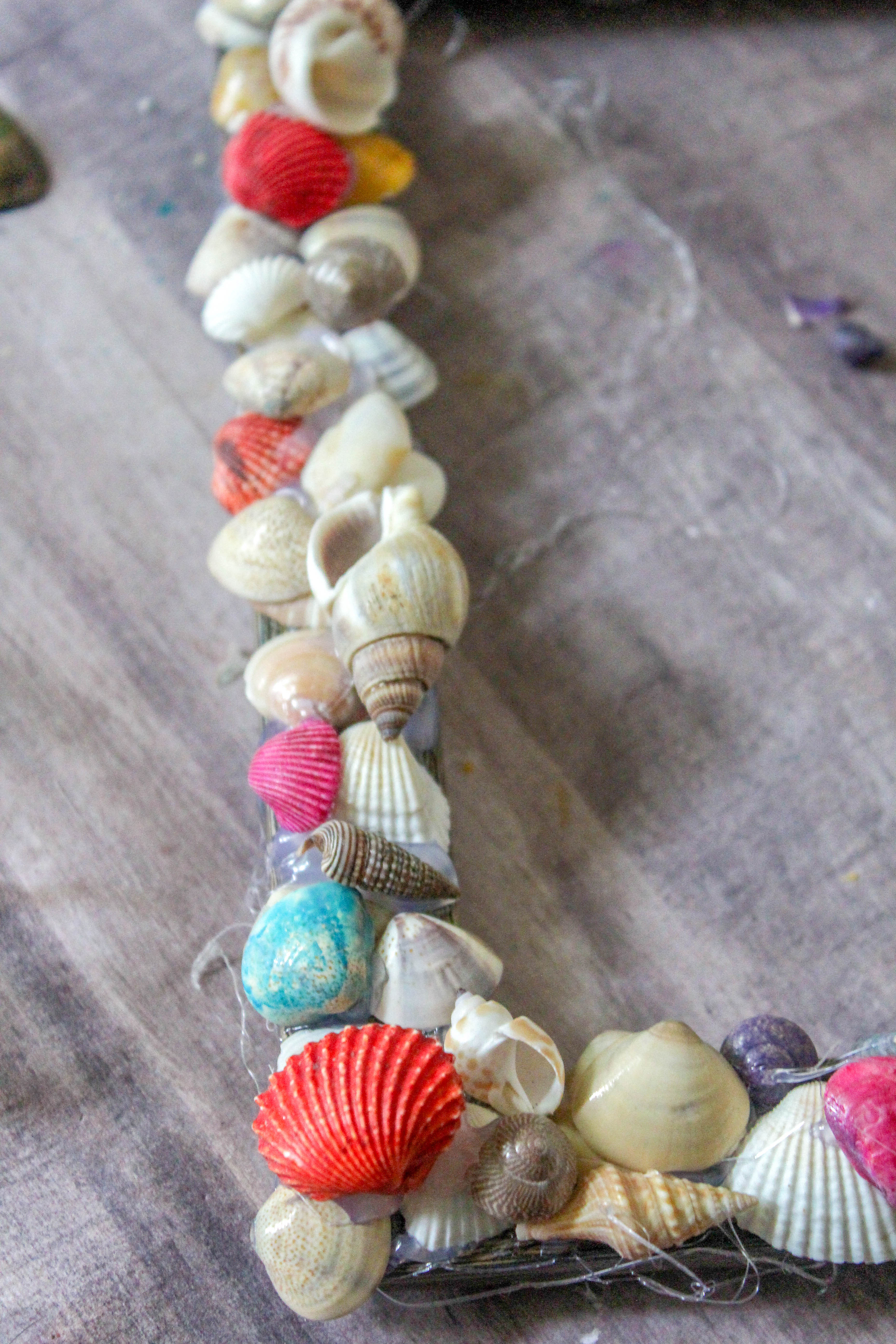 Shell Frame | Shell Craft | Things to Do With Shells | Our Wabi Sabi Life