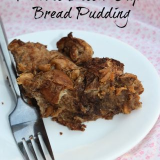 Chocolate Peanut Butter Chip Bread Pudding- Bread Pudding with a twist