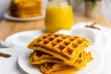 Best Ever Pumpkin Spice Waffle Recipe - Our WabiSabi Life