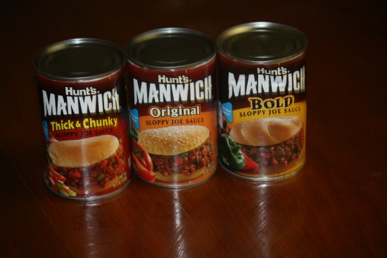 Manwich 3 flavors