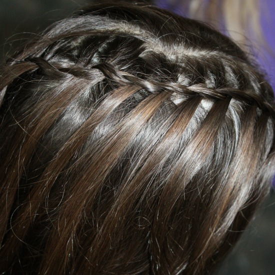 Waterfall Braid- Cute Hairstyles For Girls 1