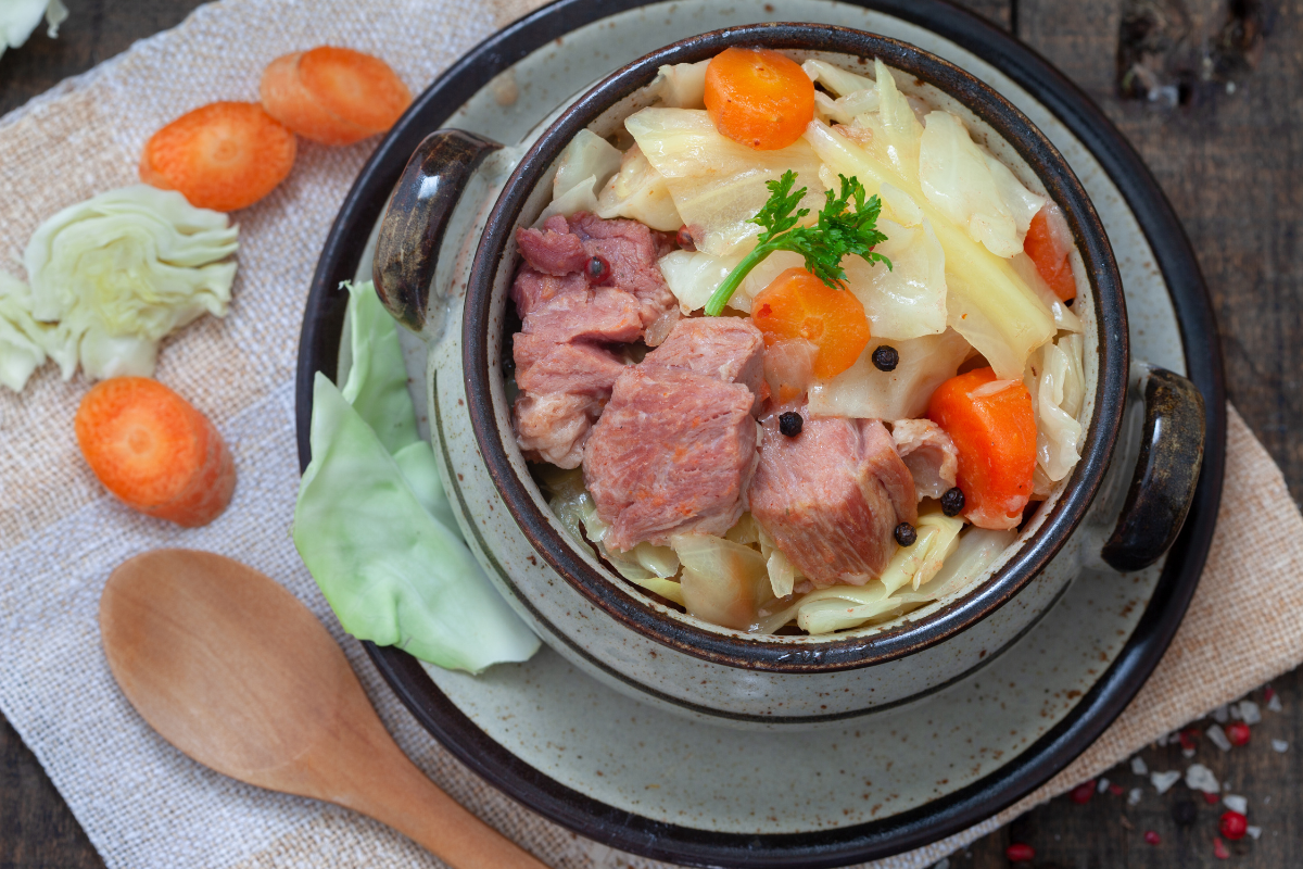ham and cabbage stew