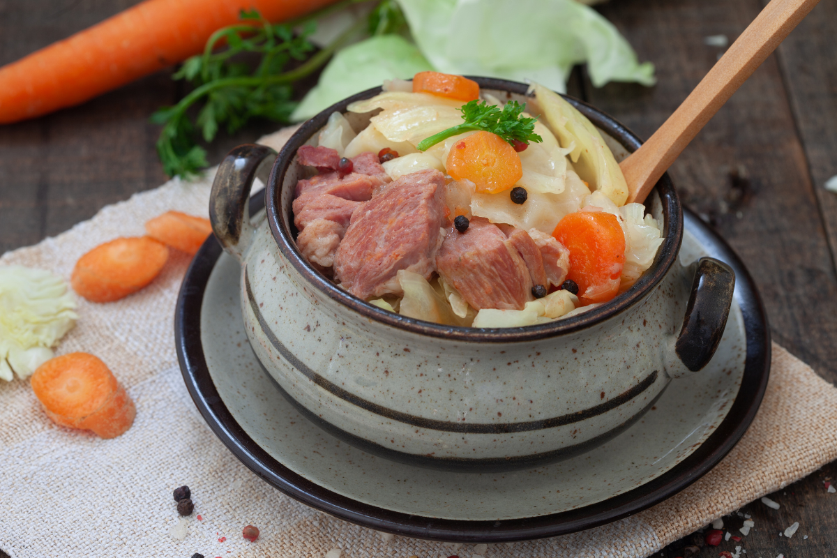 ham and cabbage stew