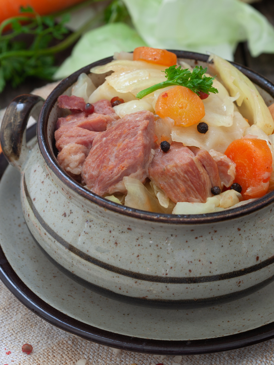 ham and cabbage stew