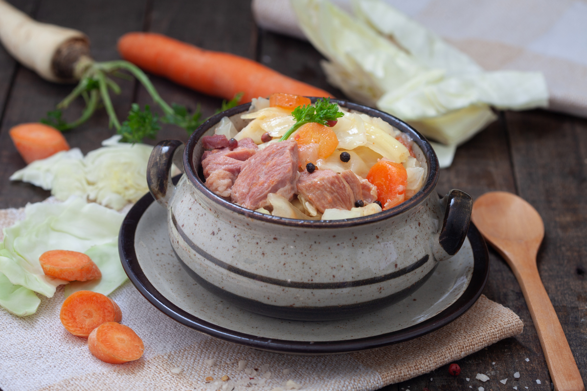 ham and cabbage stew