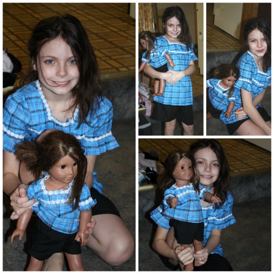 matching girl doll clothes