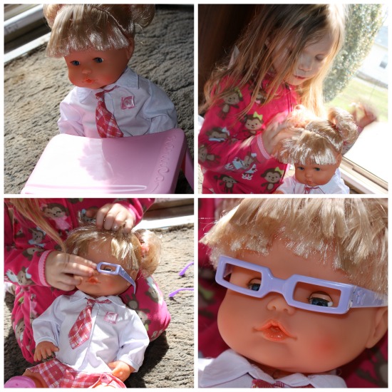 Let's Play School Doll with glasses