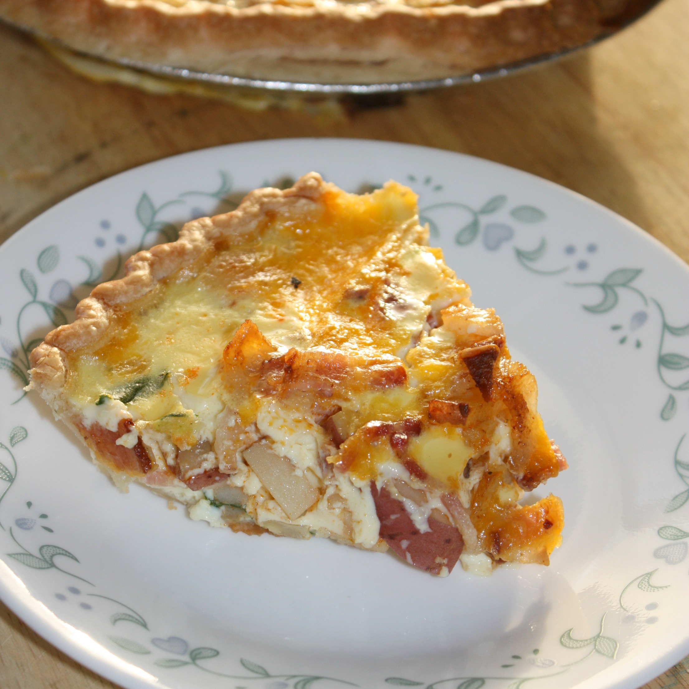 Spinach and Cheddar Quiche Recipe Our WabiSabi Life