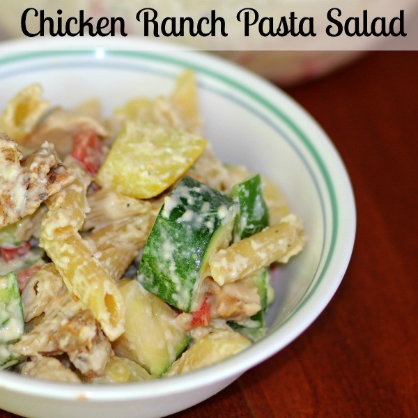 Chicken Ranch Pasta Salad using Tyson Grilled and Ready #Cbias #Shop #TysonMovieTicket 