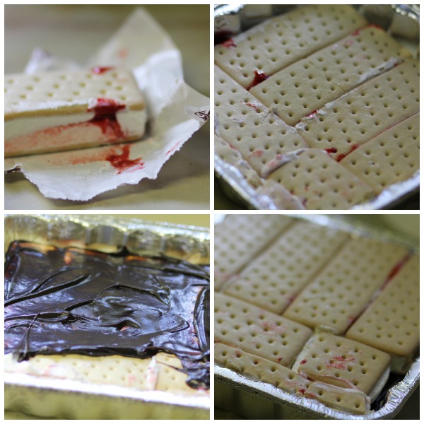Steps by step to making your own ice cream cake