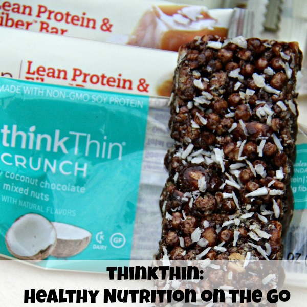 Using thinkThin Diet Bars for healthy nutrition on the go