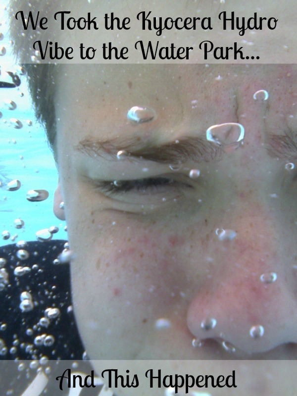 Kyocera Hydro Vibe- waterproof 4G LTE Smartphone- Joey underwater selfie