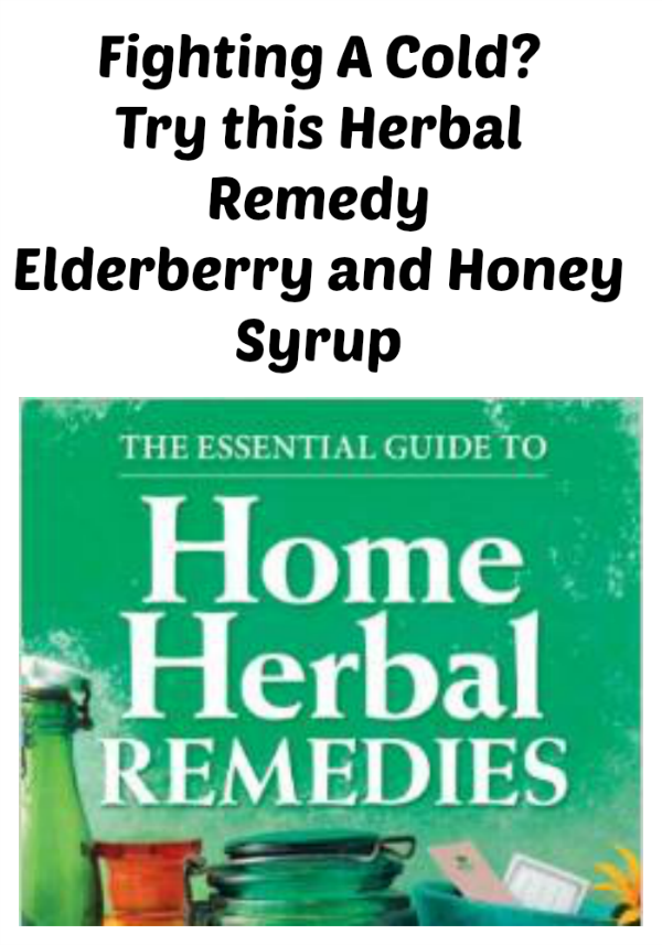 Fighting a cold? Try this herbal remedy Elderberry and Honey Syrup.
