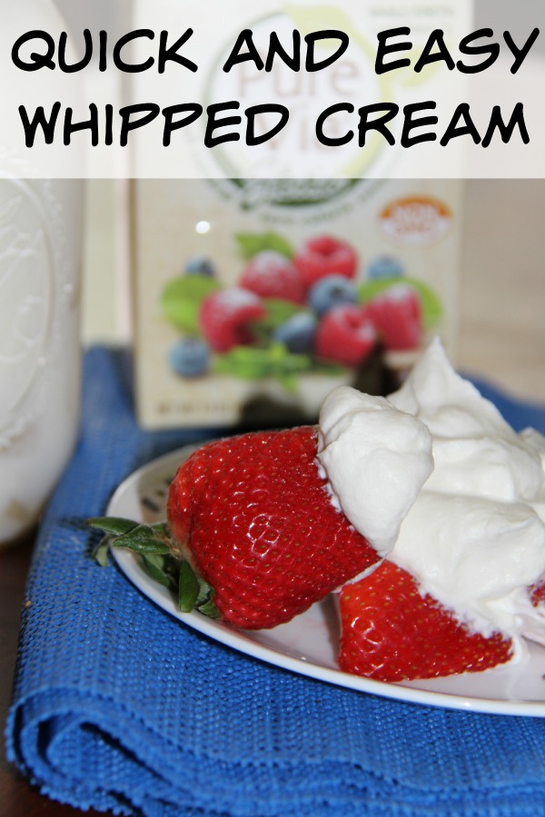 Quick and Easy Whipped Cream Our WabiSabi Life