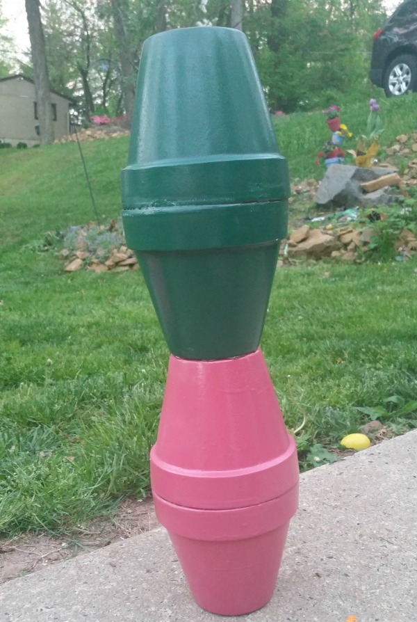 Flower Pot DIY Bird Bath Craft