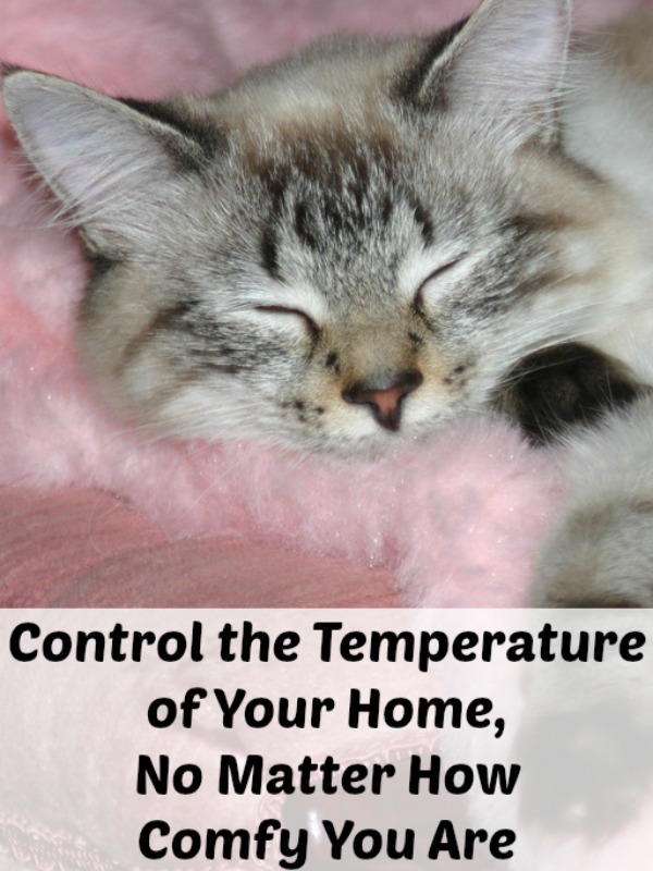 Control the Temperature of Your Home, No Matter How Comfy You Are