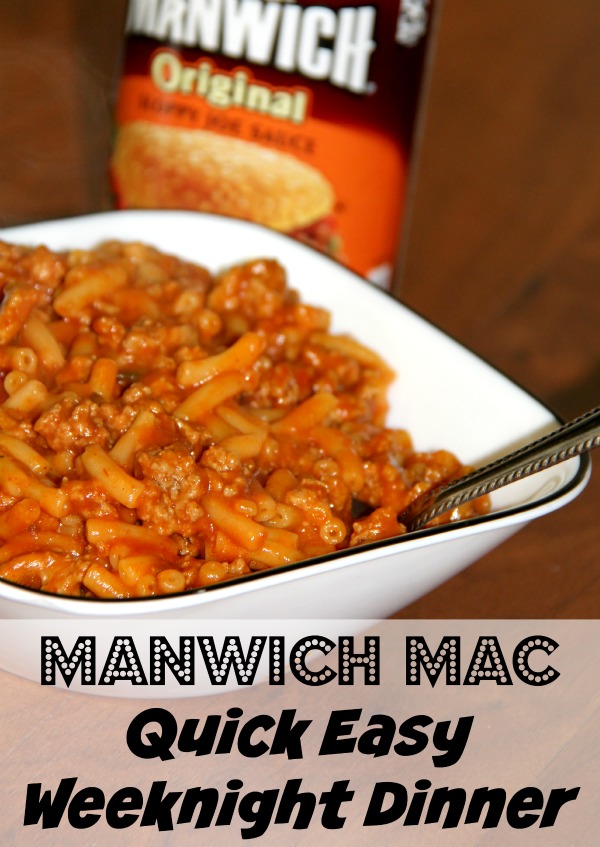 Need a great tasting dinner recipe in 30 minutes or less? Manwich Mac costs less than $10 to make and the kids will love it