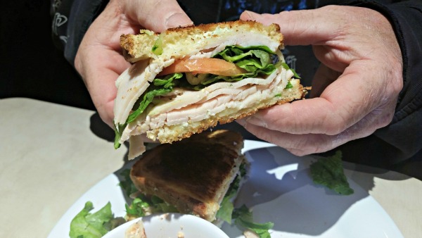 turkey sandwich at Zoës Kitchen