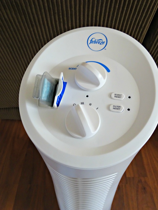 Febreze Air Purifier close up