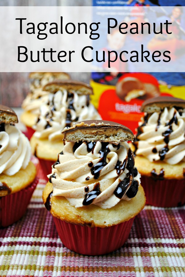 Love Tagalong cookies? You will love these Tagalong Peanut Butter Cupcakes.