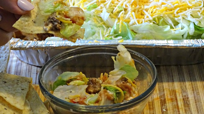 Perfect for Parties, Potlucks and Picnics- Taco Dip recipe