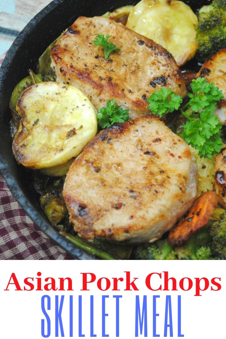 Asian Pork Chops Skillet Meal Our WabiSabi Life