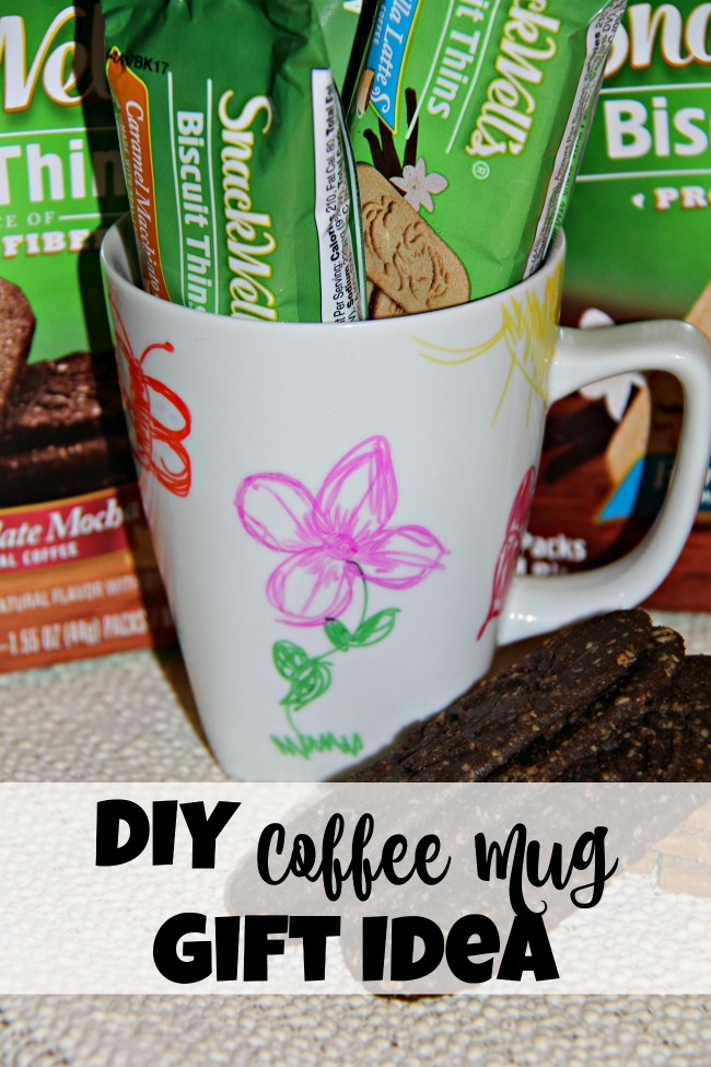 DIY Coffee Mug Gift Idea, Sharpie on a coffee mug