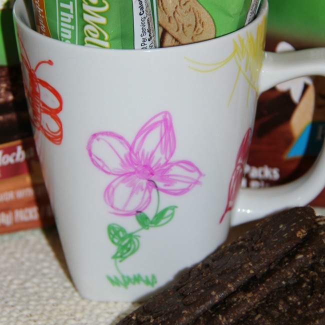 DIY sharpie coffee cup gift idea