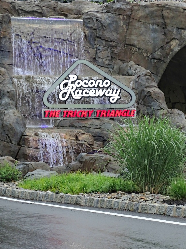 hanging out at the Tricky Triangle, Pocono Raceway for the PA400