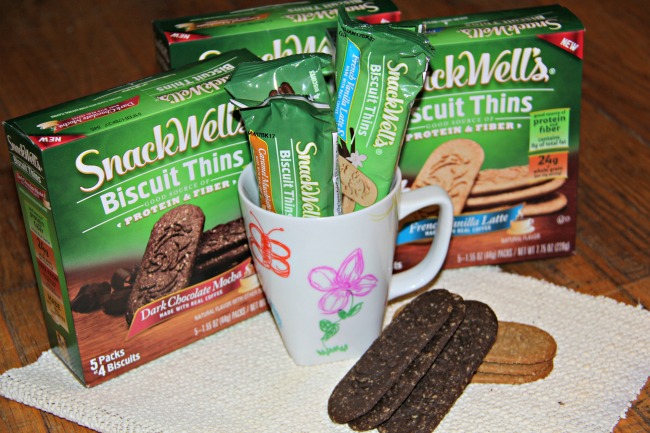 Snackwell treats with a DIY coffee mug