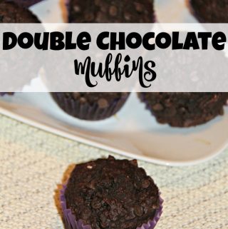 Double Chocolate Muffins: Made with whole wheat, Agave and coconut oil, these muffins taste great and are not bad for you