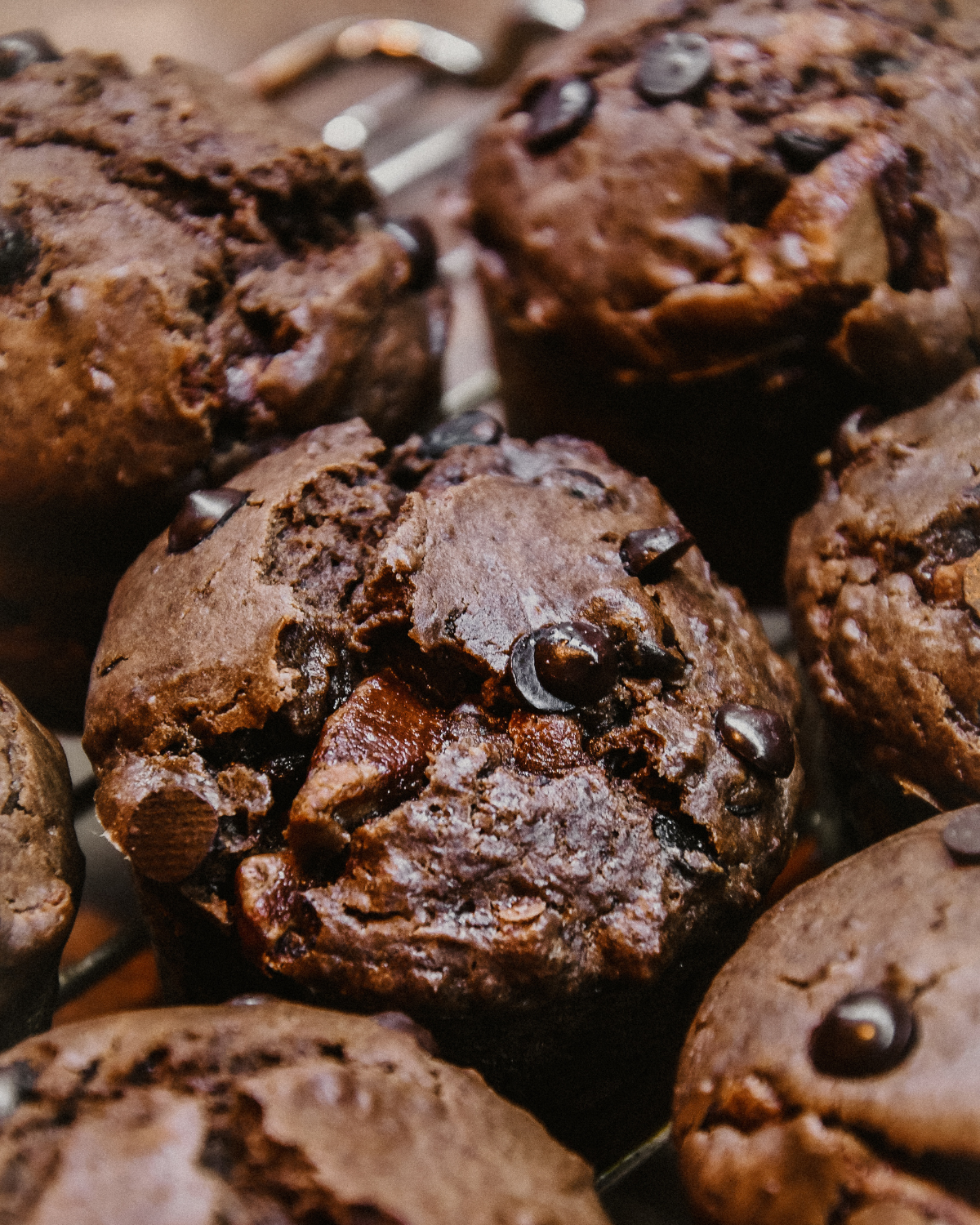 healthier chocolate muffins