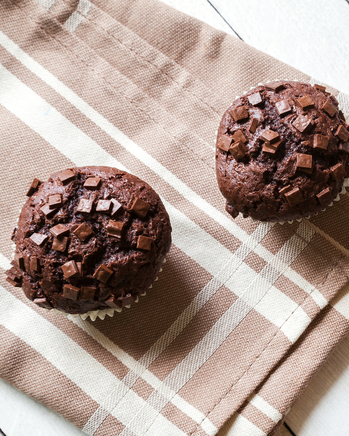 double chocolate muffins