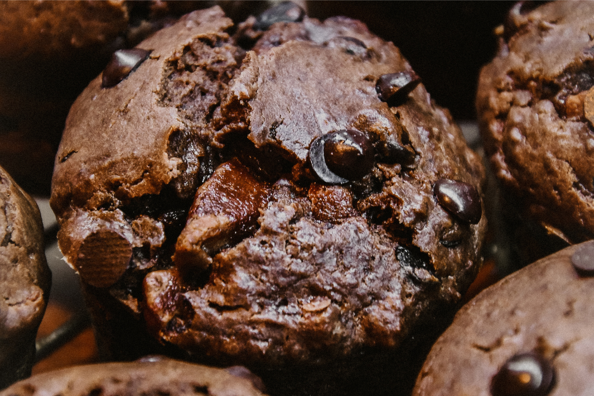 healthier chocolate muffins