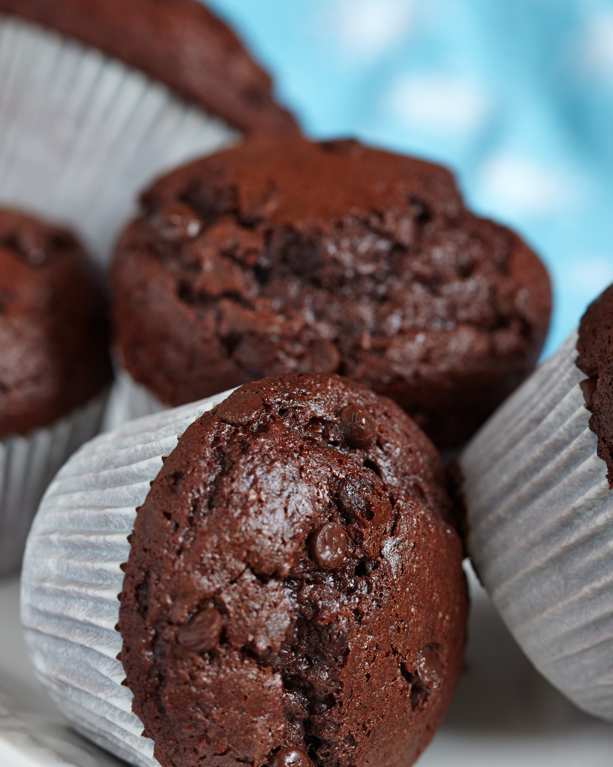 healthier chocolate muffins