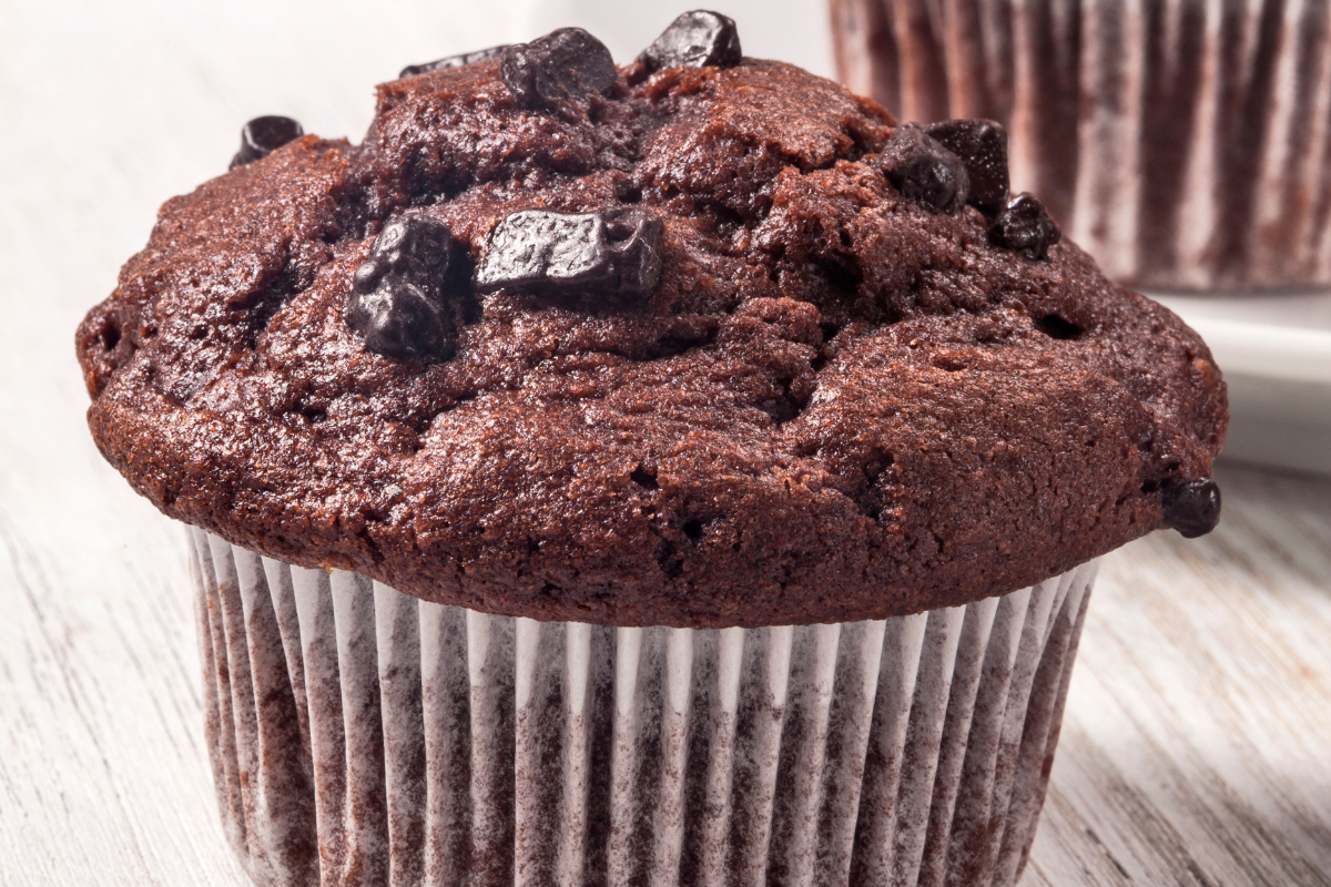 double chocolate muffins