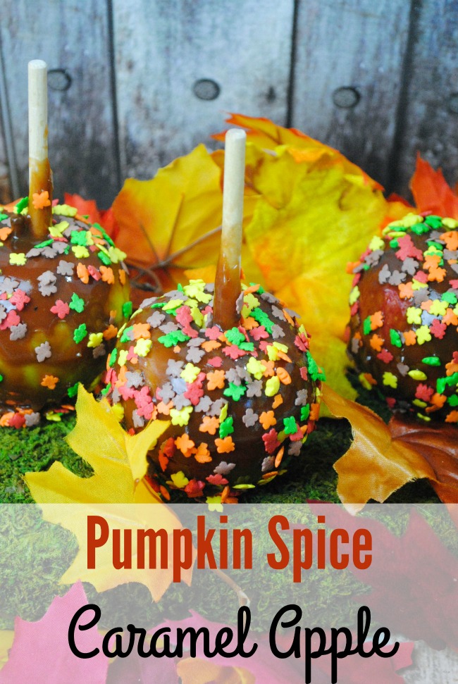 Love caramel apples This pumpkin spice caramel apple will be an amazing treat for anyone this fall. 