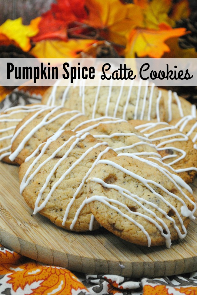 These pumpkin spice cookies have a nice twist. It taste like a latte in a cookie. YUM! If you like pumpkin spice coffee, you are going to love these pumpkin spice latte cookie recipe.