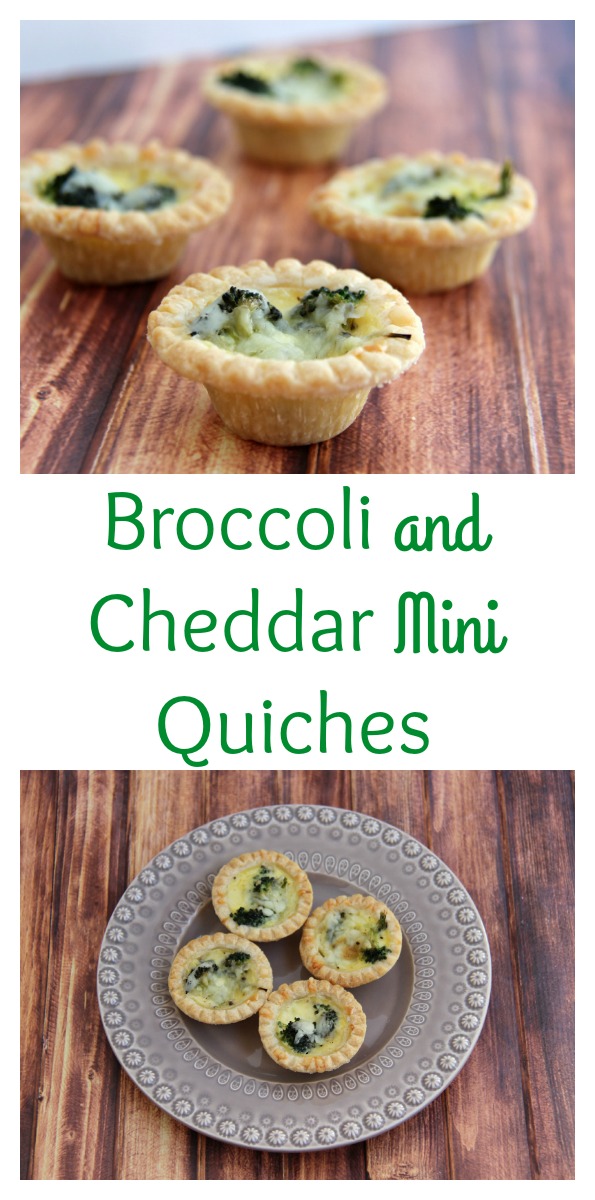 Broccoli and Cheddar Mini Quiches are a cheap dinner recipe that taste fantastic.